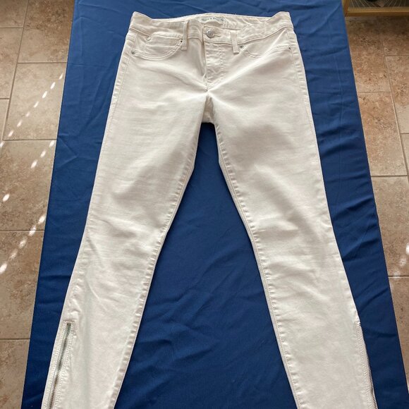 Henry & Belle Pants - Henry & Belle SIGNATURE STRAIGHT LEG Stretch WHITE JEANS SIZE 27